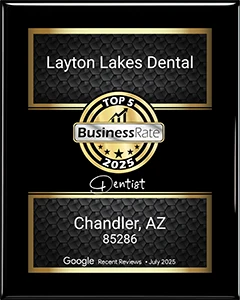 Layton LAkes Dental Top 5 Business Rate Plaque